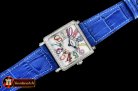 Franck Muller Master Sq 6002 Midsize SS/LE Blue Crazy GF - Swiss Qtz