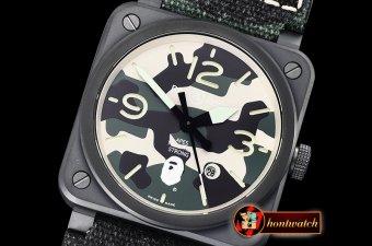 Bell&Ross BR03-92 42mm XXV Bathing Ape PVD/NY Camo MY9015