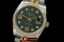 RDJ0253B - SS/YG Jubilee Green Diam 2836