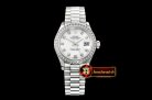 Rolex DateJust Ladies 28mm Pres Dm SS/SS Wht/Dm D BP A2671