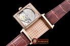 JAEGER LE COULTRE JL Reverso Automatic RG/LE White/Num Asia 2824