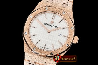 Audemars Piguet Royal Oak 33mm Frosted RG/RG White JHF V2 Swiss Qtz