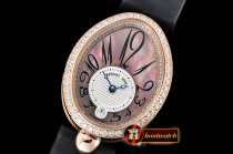 Breguet Queen of Naples Ladies Diams RG/LE Color MOP Jap Movt