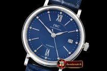 IWC Portofino Automatic 37mm SS/LE Blue/Diam MKF MY9015