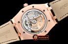 Audemars Piguet Royal Oak 15400 Wrapped RG/LE Black BP MY9015 Mod 3120