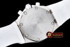AP0368C - Royal Oak Ladies Chrono SS/RU Wht Num Diam Bez VK64