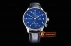 IWC Port. Chrono SS/LE Blue/Arabic Gold Num YLF A7750 Mod