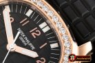 Patek Philippe Aquanaut Ref.5068R 35mm RG/RU Black PPF Swiss Qtz