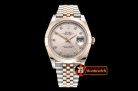 Rolex Datejust II 41mm Jub Smt RG/SS Grey Diam BP Swiss 2836