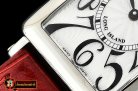 Franck Muller Long Island Ladies 952QZ SS/LE (Red) Wht GF Swiss Qtz