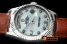 Replica Rolex DayDate Fluted M-Wht Diam SS/LE Asian Eta 2836