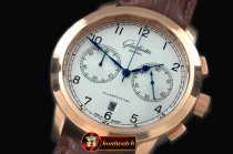 GLA0030B - Senator Chrono RG/LE White OS20 Quartz