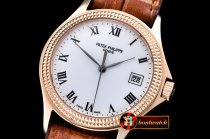 PP0241A - Calatrava Ref.5117 RG/LE White Roman MY9015 Mod
