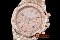 Replica Audemars Piguet Royal Oak Chronograph 26322O RG/RG Diams