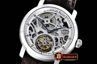 Audemars Piguet AP Jules Tourbillon Rep Minutes SS/LE Wht Tourbillon