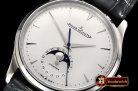 Jaeger Le Coultre Master Ultra Thin Moonphase SS/LE White GF 1:1 V2 MY9015