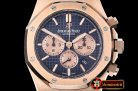 Audemars Piguet Royal Oak Chronograph 26331ST RG/LE Blue OMF A7750