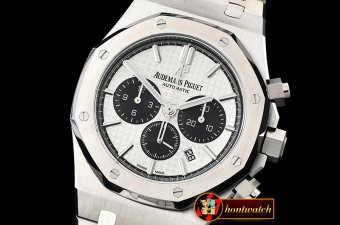 Audemars Piguet Royal Oak Chronograph 26331ST SS/SS Wht/Blk OMF A7750