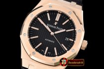 Audemars Piguet Royal Oak 15400 RG/LE Black JF V2 MY9015 Mod 3120