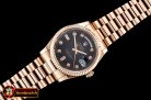 RDD0213A - Daydate 36mm Flt RG/RG Black Diam BP Swiss 2836