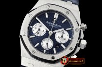 Audemars Piguet Royal Oak Chronograph 26320ST SS/LE Blue/Wht JHF A7750