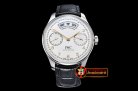 IWC Portugieser Annual Cal IW503502 SS/LE Wht/Gold A52850