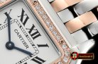 Cartier Panthere Secrete De Ladies Dia RG/SS Wht BVF Swiss Qtz