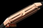 JL078F - Reverso Classique RG/LE Black Num/Stk Jap Qtz