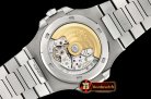 Patek Philippe Nautilus Jumbo 5711 SS/SS White/Stk PPF MY9015 Mod