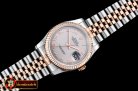 Rolex Datejust DJ 36mm Jub Flt RG/SS Light Grey Rmn BP A3135 Mod