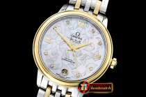 Omega De Ville Prestige Ladies YG/SS MOP/Diam MKF MY9015