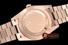 RDD0195D - DayDate 228206 RG/RG Brown Stick BP Swiss 2836