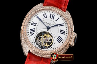 Cartier Cle De Cartier Tourb Diams RG/LE Red White Asia HW