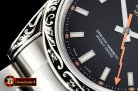 Rolex Milgauss 116400M Sp. Engrv SILV/SS Black Asia 2836