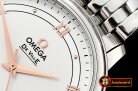 Omega De Ville Prestige Mens SS/SS White/Rose TWF Asia 2824