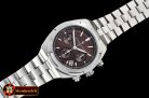 VACH. CONSTANTINE Overseas Chronograph SS/SS Brown Asia 7750 Mod 5200