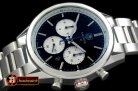 TAG0260B - Carrera CH 80Anni Chrono SS/SS Black/Blue Jap OS20