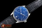 IWC Portuguese 7 Days IW500710 SS/LE Blue ZF A52010 Mod