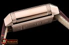 JAEGER LE COULTRE JL Reverso Automatic RG/LE White/Stk/Num Asia