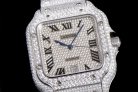 Cartier > SANTOS SERIES Full Dia 40mm A2824