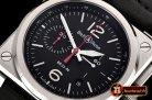 Bell & Ross BR03-94 Chronograph SS/LE Black Asia 7750