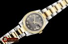 Rolex Datejust DJ 36mm Oyst Flt YG/SS Black MOP Roman BP A3135 M