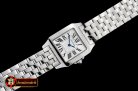 Cartier Santos Demoiselle Ladies SS/SS White Swiss Quartz