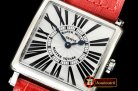 Franck Muller Master Sq 6002 Midsize SS/LE Red White GF - Swiss Qtz