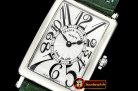 Franck Muller Long Island Ladies 952QZ SS/LE (Grn) Wht GF Swiss Qtz