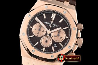 Audemars Piguet Royal Oak Chronograph 26331ST RG/LE Brwn OMF A7750
