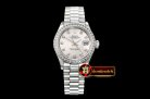 Rolex DateJust Ladies 28mm Pres Dm SS/SS Grey/Dm D BP A2671