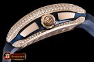 Franck Muller Vanguard Chronograph 44mm Diams RG/LE/RU Blue Asia 7750