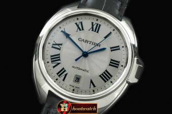 CAR0317 - Cle De Cartier SS/LE White J-9015