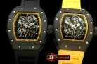 RM076D - RM055 Bubba Watson Tourbillon CER/PVD/RU Custom Skeleto